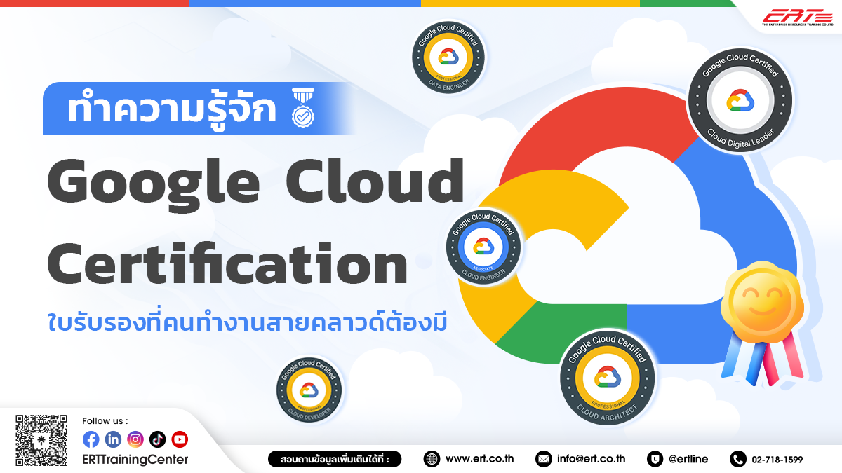 Google Cloud Certification คืออะไร อยากเริ่มต้นสายคลาวด์ต้องรู้!